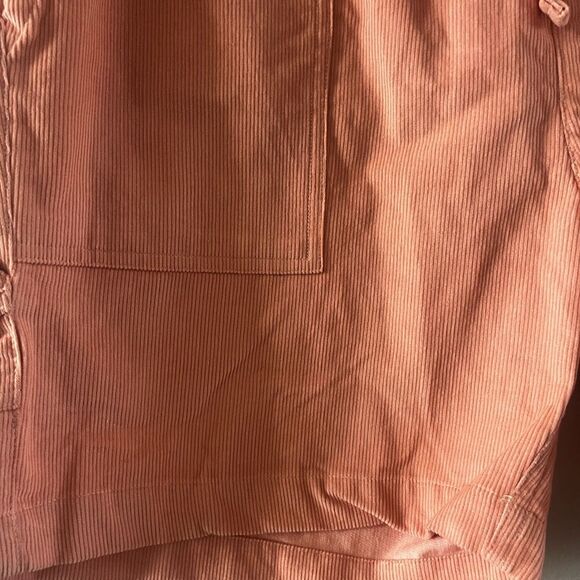 NEW Women's Sovereign Code SZ Large Cargo Cord Shorts Coral Adjustable Waistband - Picture 5 of 16